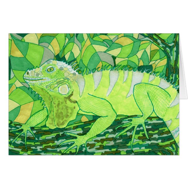 Iguana exótica (Anverso (Horizontal))