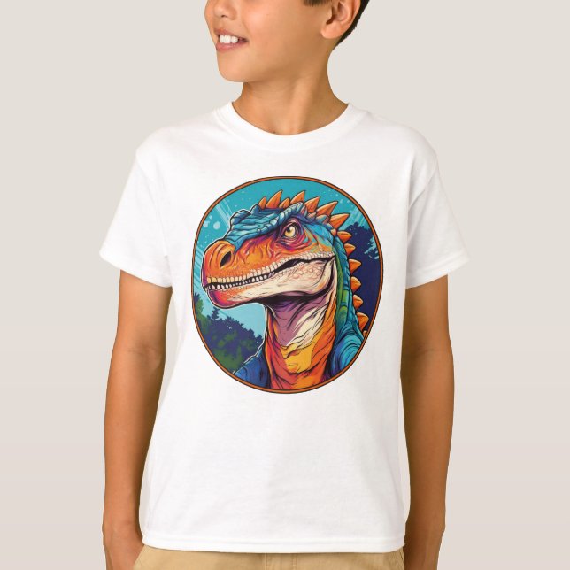 Iguanodon - Camiseta clásica de dinosaurio (Anverso)