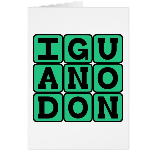 Iguanodon, dinosaurio ortopodo (Frente)