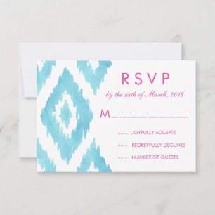 Ikat azul RSVP