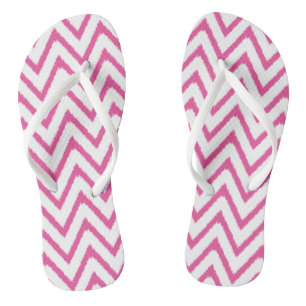 Ikat Chevron en rosa   Sandalias
