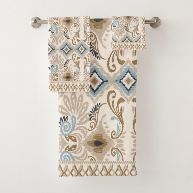 Ikat Chevron Paisley (In situ)