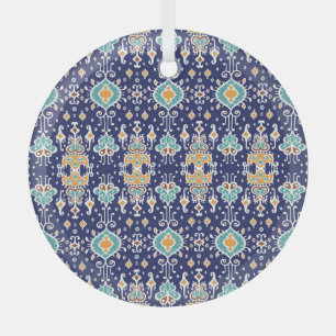 Ikat Geometric: Ornamento Folklore Oriental.