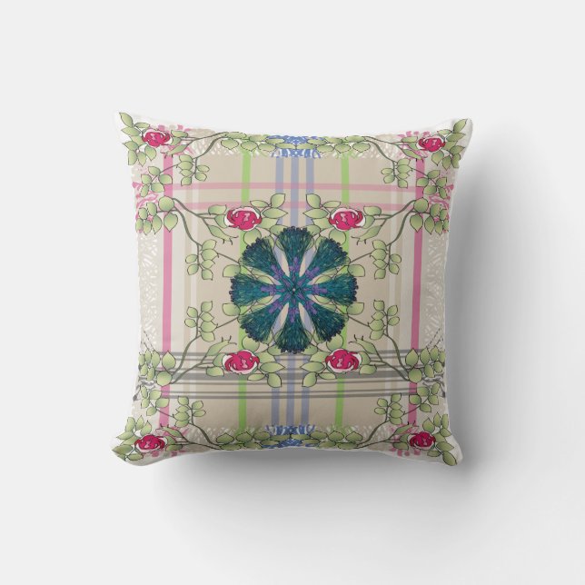 Ikea Tira Almohada Rosa Plana (Anverso)
