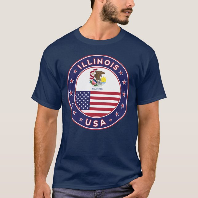 Illinois, camiseta de Illinois, (Anverso)