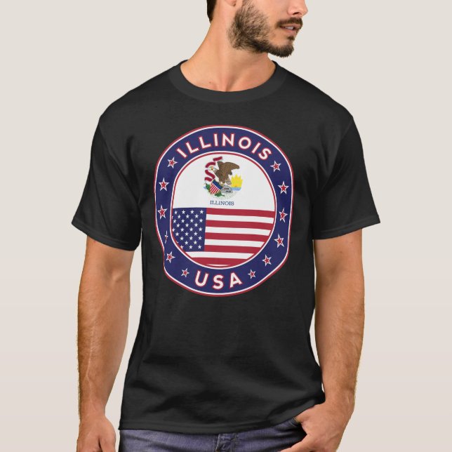 Illinois, camiseta de Illinois, (Anverso)