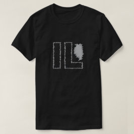 Illinois IL indica la camiseta