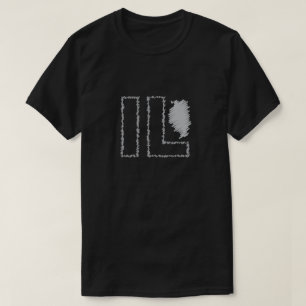 Illinois IL indica la camiseta