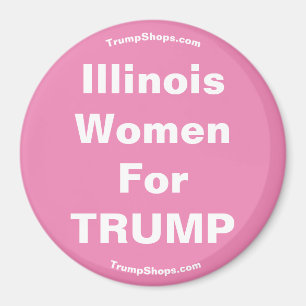 Illinois Mujeres Para El Imán Rosa TRUMP