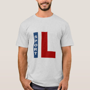 ILLINOIS SPORT gris de camiseta