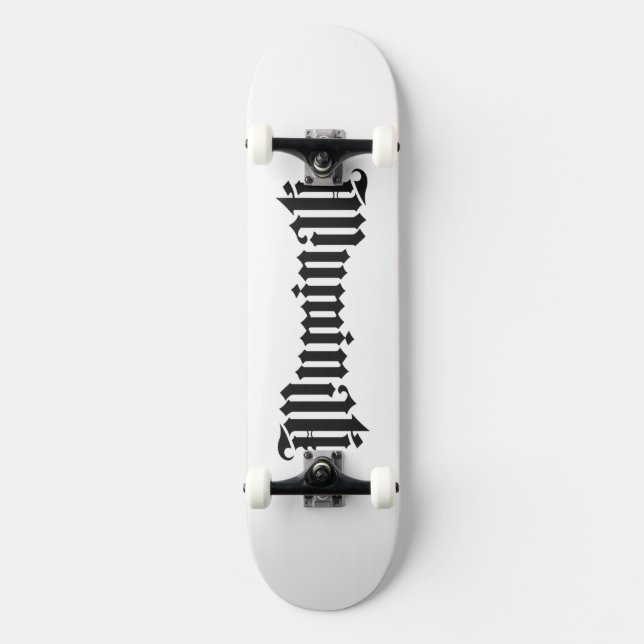 Illuminati - monopatín (Anverso)