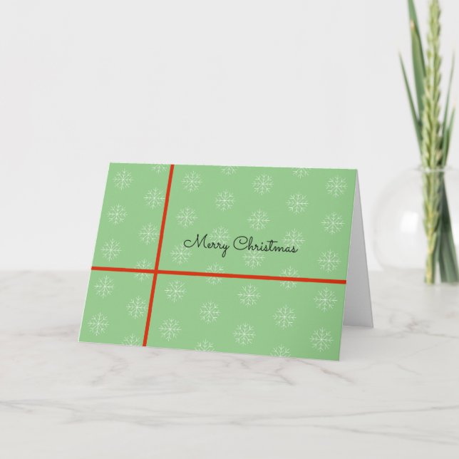 illusima Copos de Nieve de Navidad Verde Claro (Anverso)