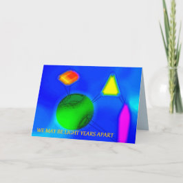 "Iluminación" 5 x 7 Tarjeta de felicitación con so