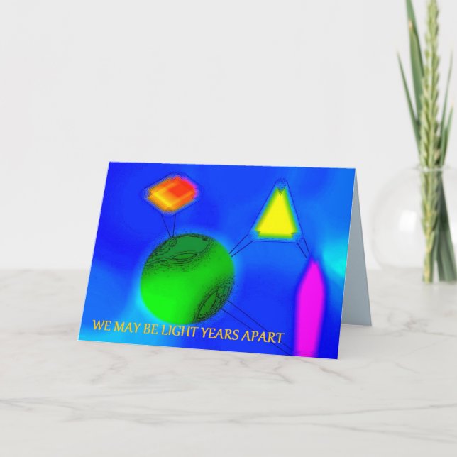 "Iluminación" 5 x 7 Tarjeta de felicitación con so (Anverso)