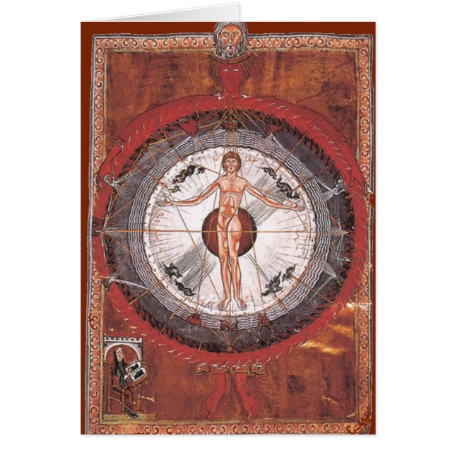 Iluminación del santo Hildegard (Frente)