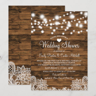 Iluminación Invitación a la ducha de bodas de made