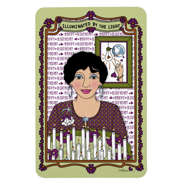 Iluminado Por El Imán De Refrigerador Light_A_4x6 (Vertical)