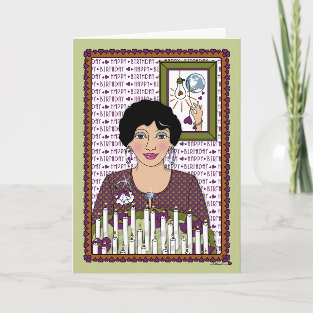 Iluminado Por La Tarjeta Light_A_Greeting (Anverso)