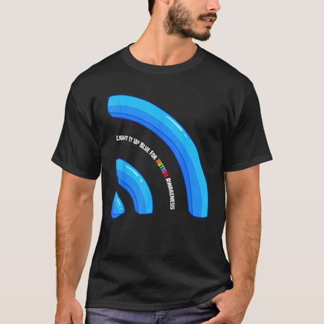 ILUMÍNALO DE AZUL - Camiseta del Día de Concientiz (Anverso)
