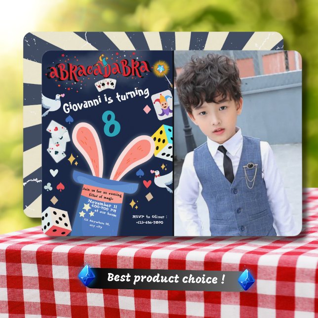 Ilusión mágica Personalizado de invitación por cum (Subido por el creador)