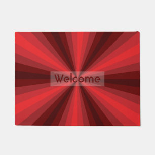 Ilusión óptica Alfombra roja de bienvenida