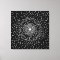 Ilusión óptica arte negro