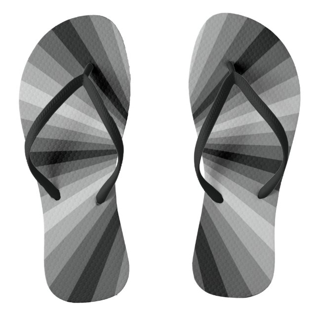 Ilusión Óptica Chanclas Negras (Plantilla)