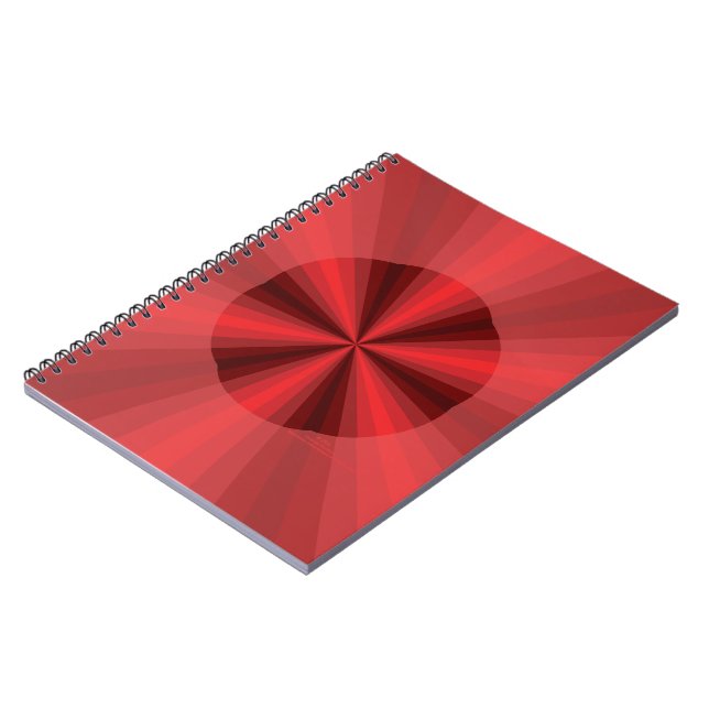 Ilusión óptica cuaderno rojo (Lado Izquierdo)