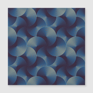 Ilusión óptica de círculos metálicos, patrón sin f