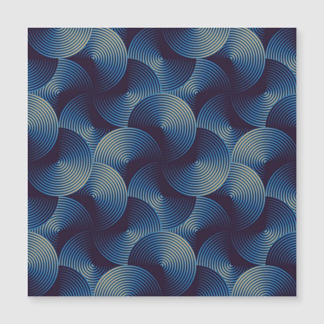 Ilusión óptica de círculos metálicos, patrón sin f (Anverso)