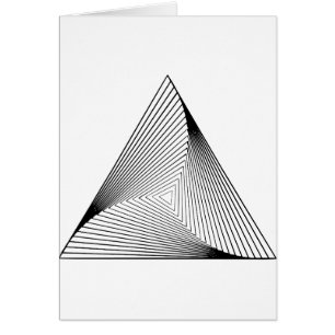 ilusión óptica del triángulo 3d