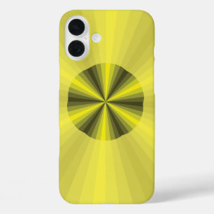 Ilusión óptica Funda amarillo-Funda de mate