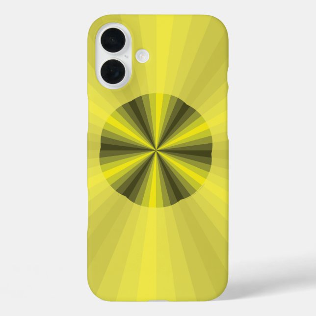 Ilusión óptica Funda amarillo-Funda de mate (Reverso )