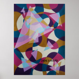 Ilusión óptica geométrica Triángulos arte gráfico