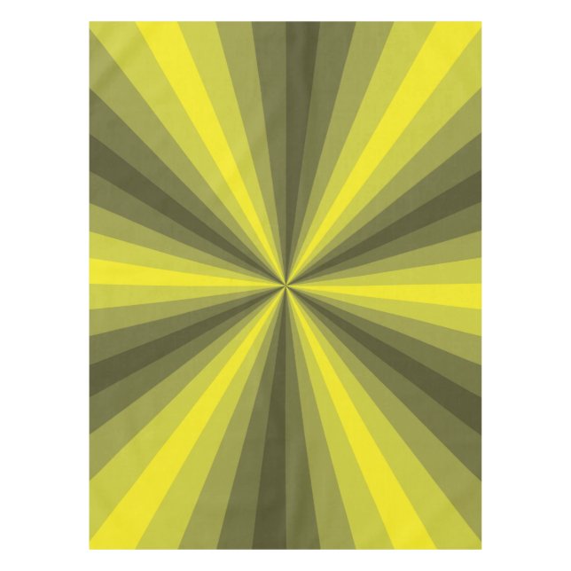 Ilusión Óptica Mantel Amarillo (Anverso)