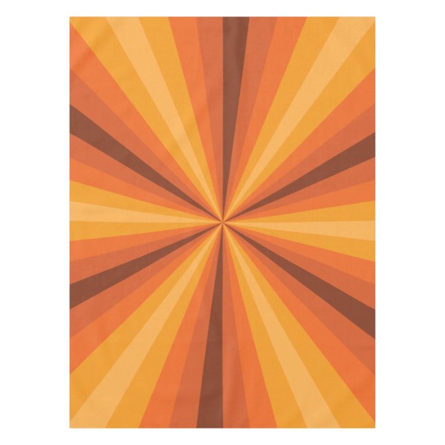 Ilusión Óptica Mantel Naranja (Anverso)
