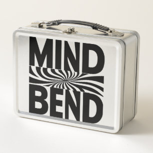 Ilusión óptica Mind Bend negrita en blanco y negro