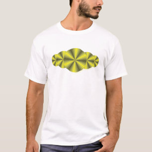 Ilusión óptica niño amarillo y bebé camiseta oscur