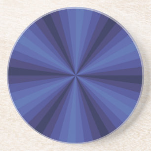 Ilusión Óptica Posavasos Azul