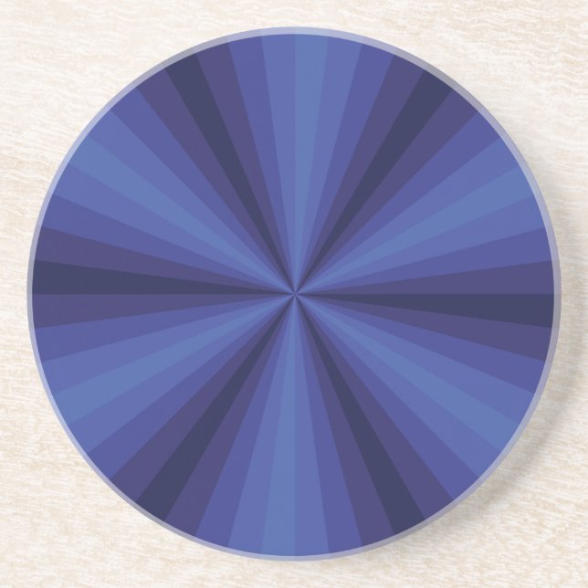 Ilusión Óptica Posavasos Azul (Frente)
