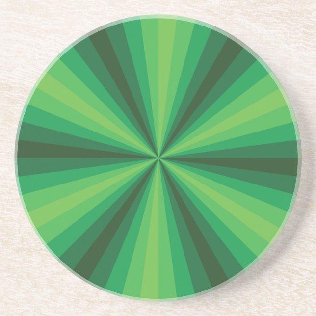 Ilusión Óptica Posavasos Verde (Frente)