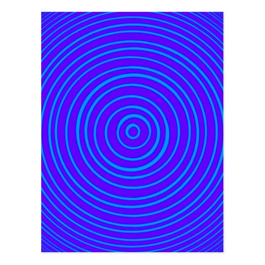 Ilusión óptica púrpura azul de Oddisphere Postal