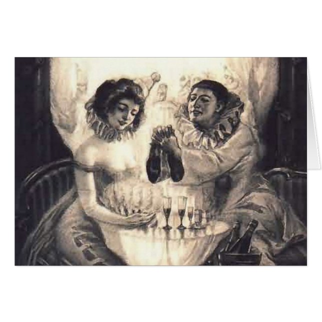 Ilusión óptica retra del amor del cráneo (Anverso (Horizontal))