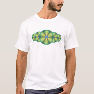 Ilusión pavo real niño y bebé camiseta oscura