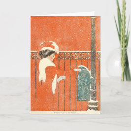 Ilustracion 1911 de Navidad de Coles Phillips