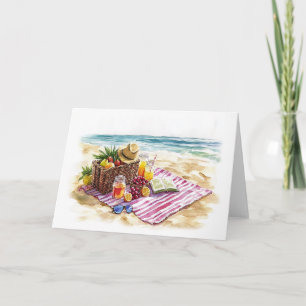 Ilustracion acuático picnic de Summer Beach - Vibr