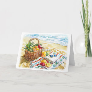 Ilustracion acuático picnic de Summer Beach - Vibr