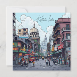 Ilustracion Ai de Kolkata, India