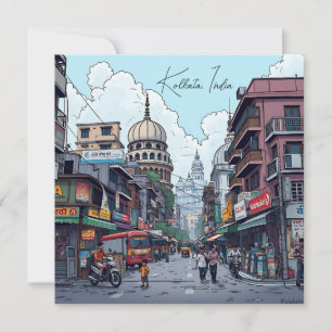 Ilustracion Ai de Kolkata, India