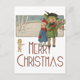 Ilustración Antigüedades Infantiles Navidad 1920